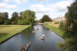 Punting at Kings College